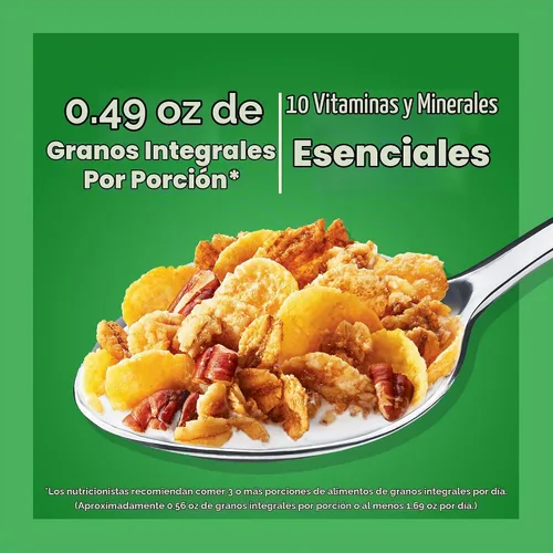 Vista 6 de Honey Bunches of Oats Cereal de desayuno de arce y nueces, cereales de avena con miel con sabor a arce y nueces pecanas, caja de 12 onzas