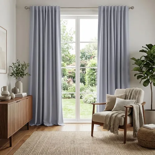 Vista 44 de RYB HOME Cortinas 100% opacas para autocaravana, aislamiento térmico, oscurecimiento total de la habitación, cortinas reductoras de ruido