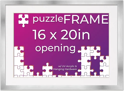 Vista 34 de Poster Palooza Kit de marco de rompecabezas de 11.25 x 38.25 pulgadas. El kit incluye hojas de pegamento para rompecabezas, marco de rompecabezas