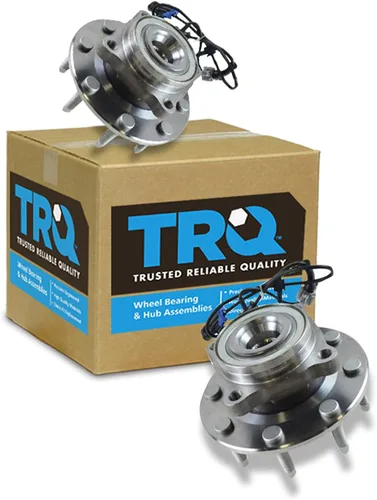 Vista 245 de TRQ Par de conjunto de cubo de cojinete de rueda delantera izquierda derecha, 2 piezas compatible con Lexus GX460 2003-2009 GX470 2003-2023 Toyota