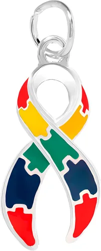 Vista 9 de Unique Handmade Autism Awareness Charm - Ideal DIY Bracelet & Necklace Addition - Raise Awareness & Show Support - Ideal Gift for Autism Advocates