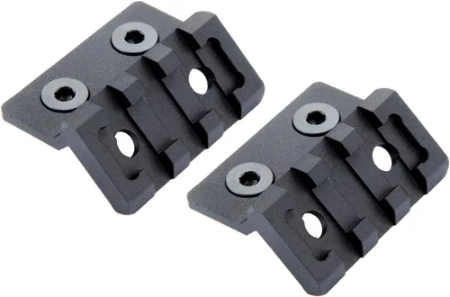 Vista 6 de LEGEED - Montura de riel Picatinny con desplazamiento para luz/óptica, con 3 ranuras, compatible con Mlock Negro