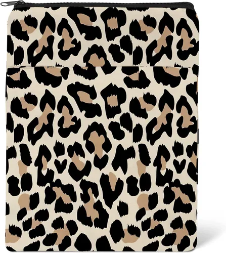 Vista 7 de Funda para Libros Cubiertas de Libros Protector de Libros con Estampado Floral con Cremallera Tela Lavable para Adolescentes Adultos Amantes