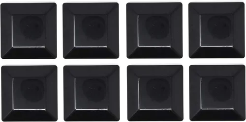 Vista 11 de Paquete de 10 tapas de plástico negras para postes de valla de 6 x 6 pulgadas (5 5/8 x 5 5/8) de madera tratada a presión fabricada en Estados Unidos
