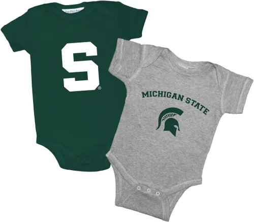 Vista 17 de Two Feet Ahead Paquete de 2 mamelucos para bebé, recién nacidos, tallas con licencia 0-3M, 6M, 12M, 18M