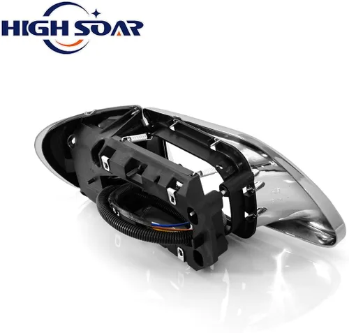 Vista 4 de High Soar Faro LED sin luz rectangular para International 5900 9200 9400, faros delanteros de haz alto y bajo, proyector de señal de giro