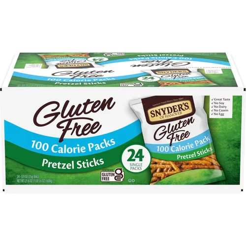 Vista 9 de Snyder's of Hanover Barras de pretzel sin gluten, paquete múltiple de 100 calorías, 8