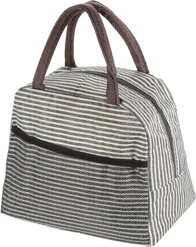 PATIKIL Lonchera para mujeres/hombres, bolsa de almuerzo aislada a prueba de fugas con bolsillo contenedor de almuerzo reutilizable para el trabajo