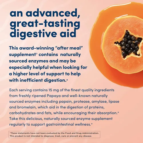 Vista 5 de American, Suplemento Multi-Enzyme-Plus, Super Papaya, 360 unidades, 043653, 1, 1