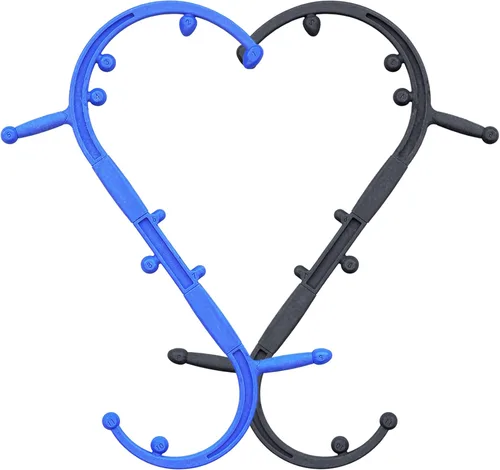 Vista 13 de Body Back Buddy Elite - Herramienta de masaje de punto de activación, masajeador de cuello y espalda, masajeador manual, bastón de masaje, removedor