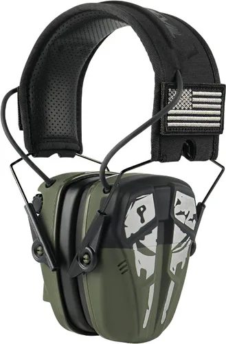GREEN DEVIL Disparo Protección auditiva Reducción de ruido electrónico Protección auditiva Orejeras Auriculares para pistola de caza