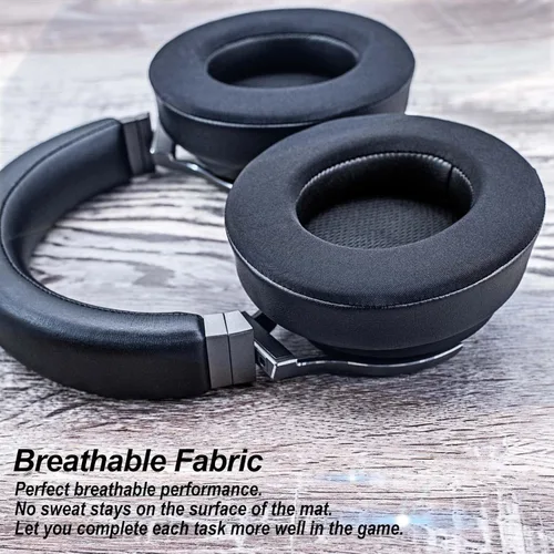 Vista 5 de Almohadillas de gel refrescante Virtuoso XT de forma ovalada para auriculares Virtuoso RGB inalámbricos, SE y XT, espuma viscoelástica más suave