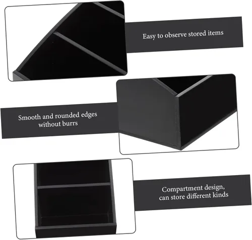 Vista 3 de Caja de almacenamiento de cápsulas de café, suministros de hotel, soporte de almacenamiento para mostrador de café, soporte para bolsa de té