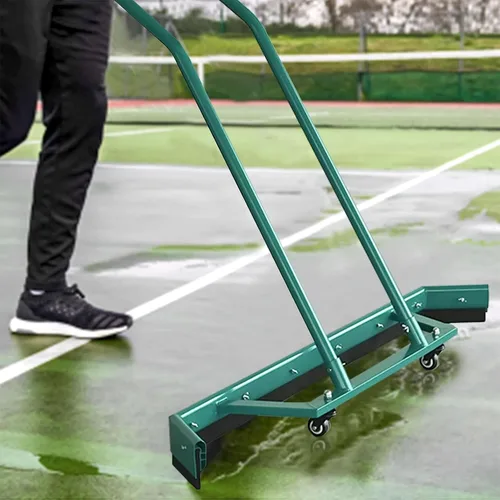 Vista 6 de 4.3FT Sport Tennis Court Squeegee Floor Squeegee Heavy Duty Commercial Squeegee for Floors with 2PCs EVA Foam Blade