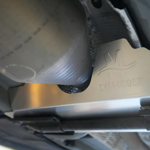 Vista 6 de Protección antirrobo para convertidor catalítico compatible con Toyota Prius Gen 3 2010-2015 de Miller CAT, protector de gato de aluminio de grado