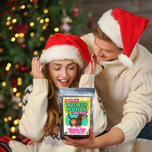 Vista 8 de Wiener Munch Trail Mix – Divertidos rellenos de calcetines para mujeres – Regalos para dueños de perros – Elefante blanco extraño – Regalos de broma