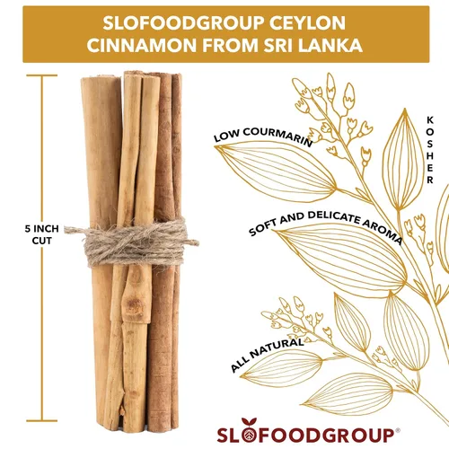 Vista 5 de Canela en rama orgánica de Ceilán de Slofoodgroup, 5 varios tamaños, certificado orgánico
