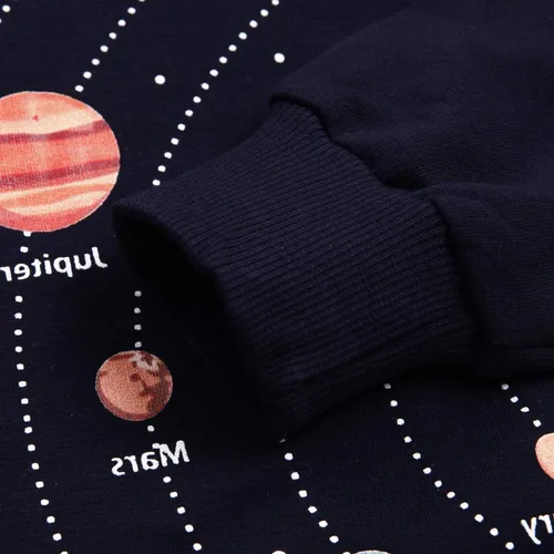 Vista 4 de Sudaderas para niños pequeños, cuello redondo, manga larga, camión, dinosaurio, algodón, sin botones, camisetas para niños de 2 a 7 años