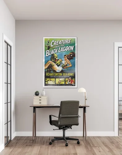 Vista 6 de Creature From The Black Lagoon - Movie Poster (Regular Style) (Size: 24" x 36") (Laminated Poster)