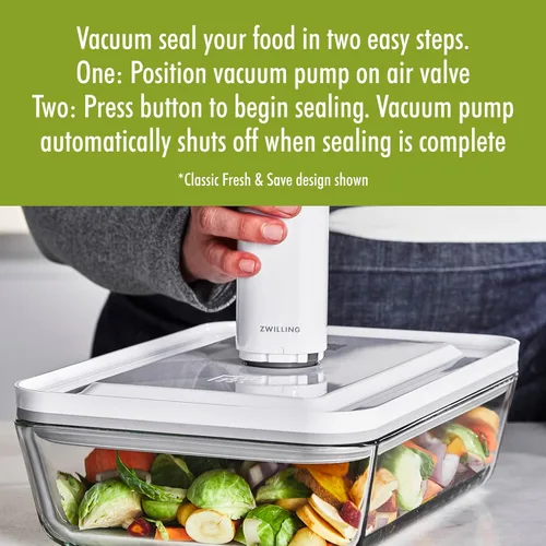 Vista 12 de ZWILLING Fresh & Save - Recipientes herméticos de vidrio para almacenamiento de alimentos con tapas, recipientes de preparación de comidas