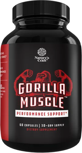 Potenciador de testosterona extra fuerte para hombres, suplemento natural para hombres con hierba de cabra cachonda, raíz de maca, Tongkat Ali y