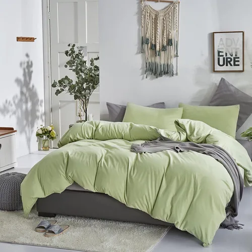 Vista 58 de CLOTHKNOW Juego de edredón de 3 piezas a cuadros color beige óxido, tamaño Full, juego de ropa de cama de cuadros edredón terracota con 2 fundas
