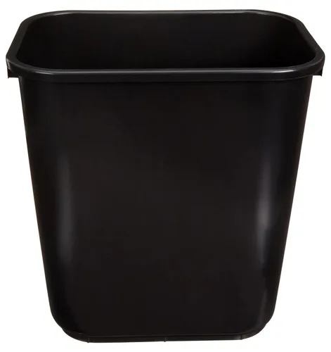 Vista 7 de Amazon Basics Cubo de basura pequeño, papelera rectangular para oficina comercial, 3 galones (paquete de 2), color negro