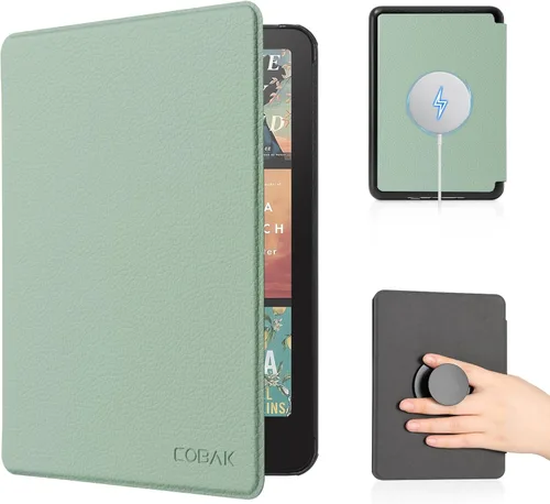 Vista 16 de CoBak Funda con cubierta magnética plegable para Kindle Paperwhite de 7 pulgadas de 12ª generación 2024 y Kindle Colorsoft - para PopSockets Grip
