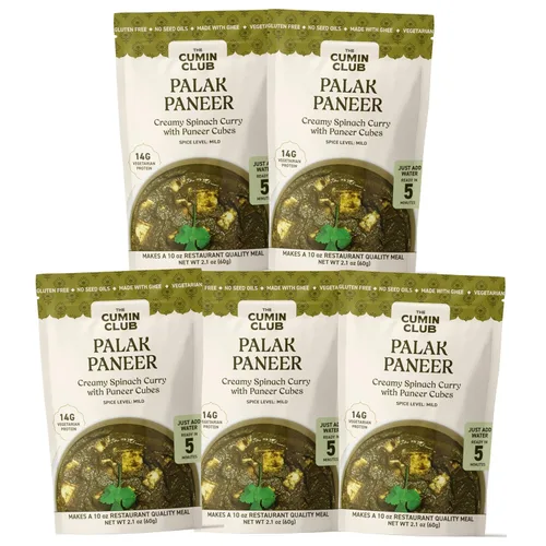 Vista 11 de The Cumin Club Dal Makhani (lentejas negras), comida india lista para comer, paquete de curry instantáneo, cocción rápida y fácil para comidas