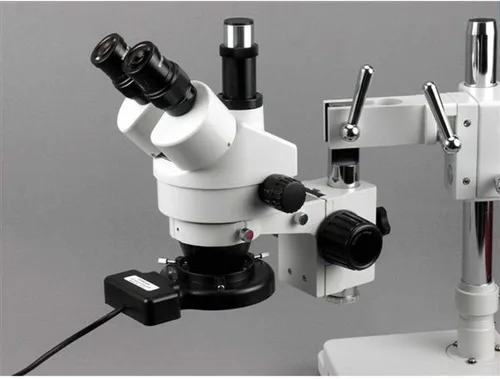 Vista 4 de AmScope Luz fluorescente del anillo del microscopio FRL12 12W