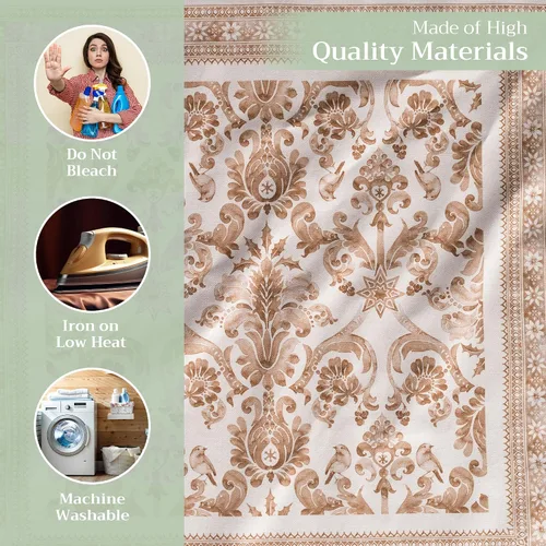 Vista 603 de Maison d' Hermine Juego de 4 servilletas de tela 100% algodón, suaves y duraderas, servilletas cuadradas reutilizables para uso diario, lavables