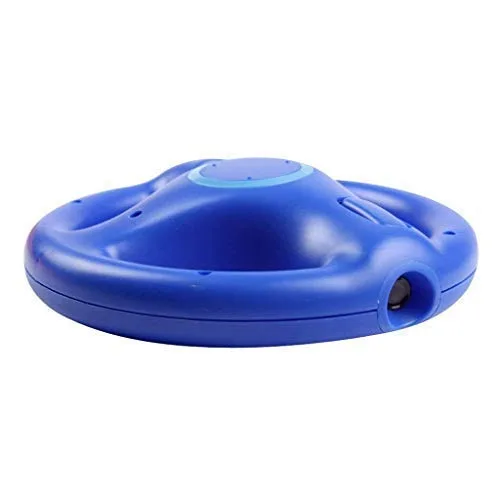 Vista 4 de GH Mario Kart 8 Steering Wheel Compatible with Nintendo Wii (Kinopio Blue, 2 Pack), Racing Games Wheels for Wii (U) Remote Controller