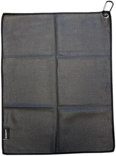 Vista 3 de SHANKITGOLF Toalla de golf de microfibra divertida, regalo para hombres, humor premium "Las chicas del carrito me ponen nerviosas" con clip