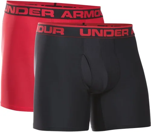 Vista 2 de Under Armour Original Series - Calzoncillos tipo bóxer para hombre, 6 pulgadas, paquete de 2