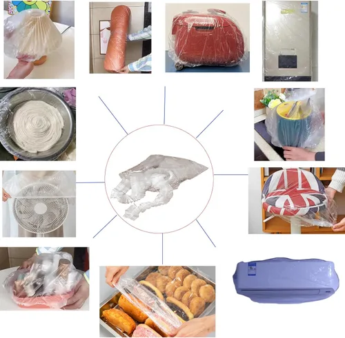 Vista 6 de 30 fundas antipolvo para muebles con banda elástica, a prueba de polvo, cubiertas para electrodomésticos de cocina para horno, olla a presión, olla
