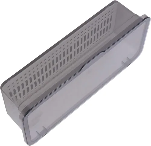 Operitacx Soporte de plástico para palillos con tapa, organizador de cajones de utensilios con drenaje para cubiertos de cocina, hogar, camping