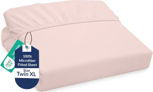 Vista 42 de Royale Linens Sábana bajera ajustable individual – Microfibra cepillada ultrasuave de 1800 hilos – Sábanas inferiores de lujo para hotel – No se