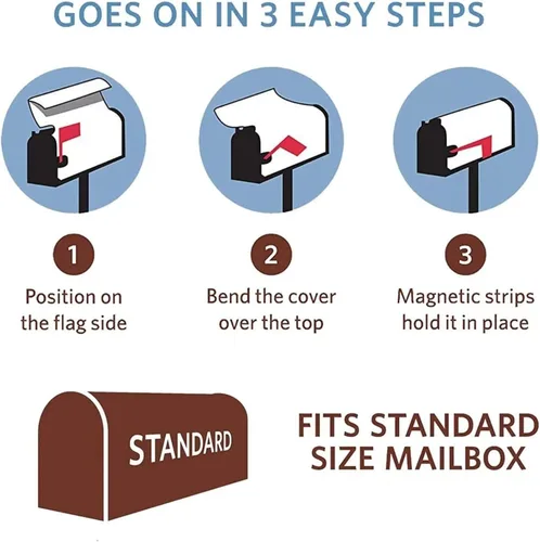 Vista 7 de Funda magnética para buzón de tamaño estándar, fundas de buzón personalizadas de béisbol de Arizona, tamaño grande, personalizable, cualquier texto