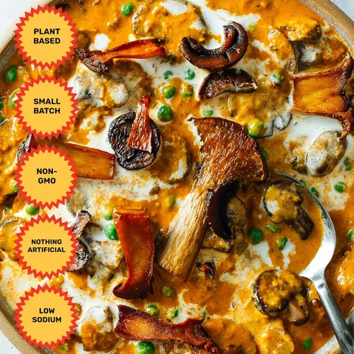 Vista 4 de Brooklyn Delhi - Korma de Coco y Anacardo - Salsa india a fuego lento con crema de anacardo y especias aromáticas - Suficientemente suave para un