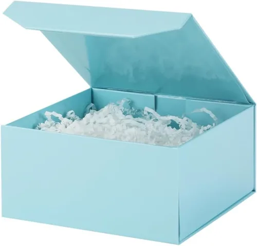 Vista 42 de 5 cajas de regalo rosa con cinta de 9.5 x 7 x 4 pulgadas, caja de regalo resistente con tapa para embalaje de regalo, cajas de almacenamiento