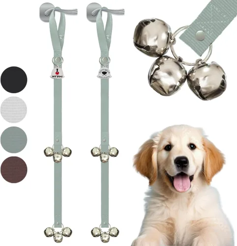 Vista 14 de Caldwell's Pet Supply Co. Campanas para orinal para perros, campanas para puerta de perro, campanas para salir al exterior, campana de entrenamiento