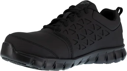 Vista 5 de Reebok Men's Rb4051 Sublite Cushion Safety Athletic Work Composite Toe Shoe Black