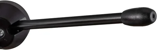 Vista 5 de Soporte de micrófono de escritorio plegable trípode con pies antideslizantes, construcción de hierro duradera, ideal para podcasts, chat en línea