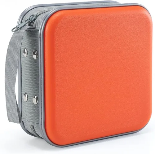 Vista 8 de LIOVODE Funda para DVD, estuche portátil para CD de capacidad para 48 unidades, almacenamiento de plástico duro, organizador de cartera para CD