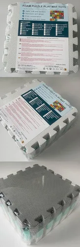 Vista 9 de Yiminyuer Azulejos interconectables de espuma para niños, tapete de juegos, multicolor, de suave espuma EVA, para bebés, también para hacer