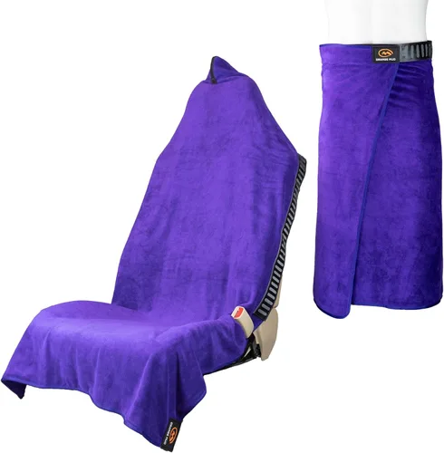 Vista 9 de Orange Mud Transition & Envoltorio para Asiento V2.0, Funda para Asiento Automotriz, Kilt Cambiable y Toalla Multiusos (Negro)