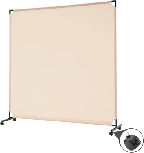 Vista 9 de Spurgehom Divisor de habitación plegable de 3 paneles, pantallas de privacidad, panel de tela independiente, divisores de pared portátiles