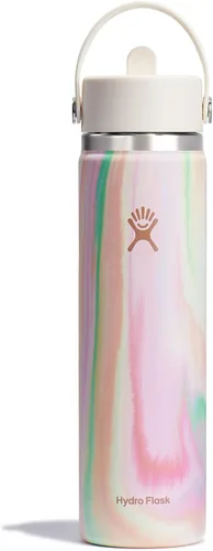 Vista 50 de Hydro Flask de boca ancha con tapa Flex de pajita de 24 onzas Agave