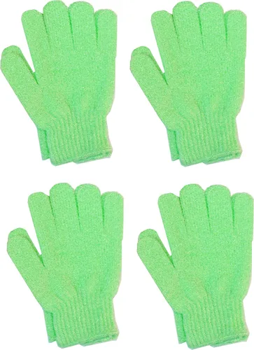 Vista 8 de Aquasentials Guantes de baño exfoliantes (4 pares) (solo azul)