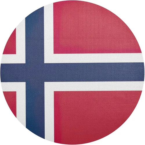 Vista 34 de Aruba Flag Round Table Placemats 15 Inch, Seasonal Table Mats Modern Place Mats for Dining, Kitchen, Parties, Camping